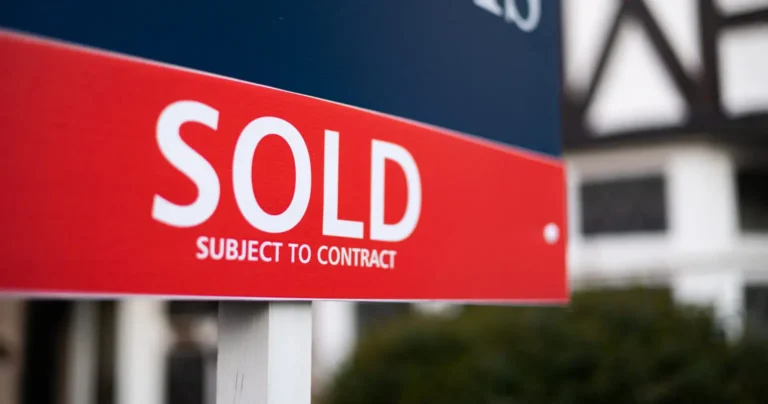 house sold sign