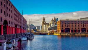 Photo of the Albert Dock in Liverpool and surrounding properties